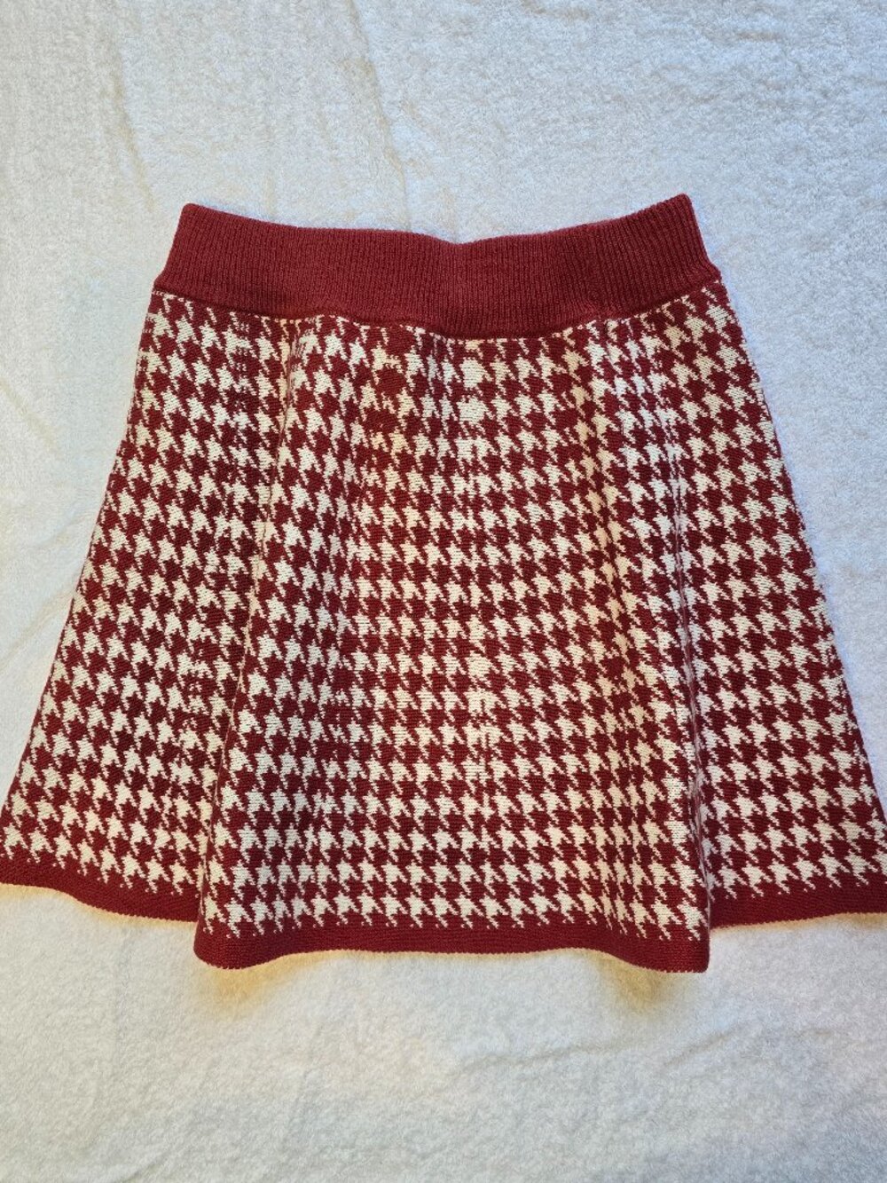 Cupcakes & Cashmere Girl's Sweater and Houndstooth Skirt Set - Apples - Picture 3 of 9